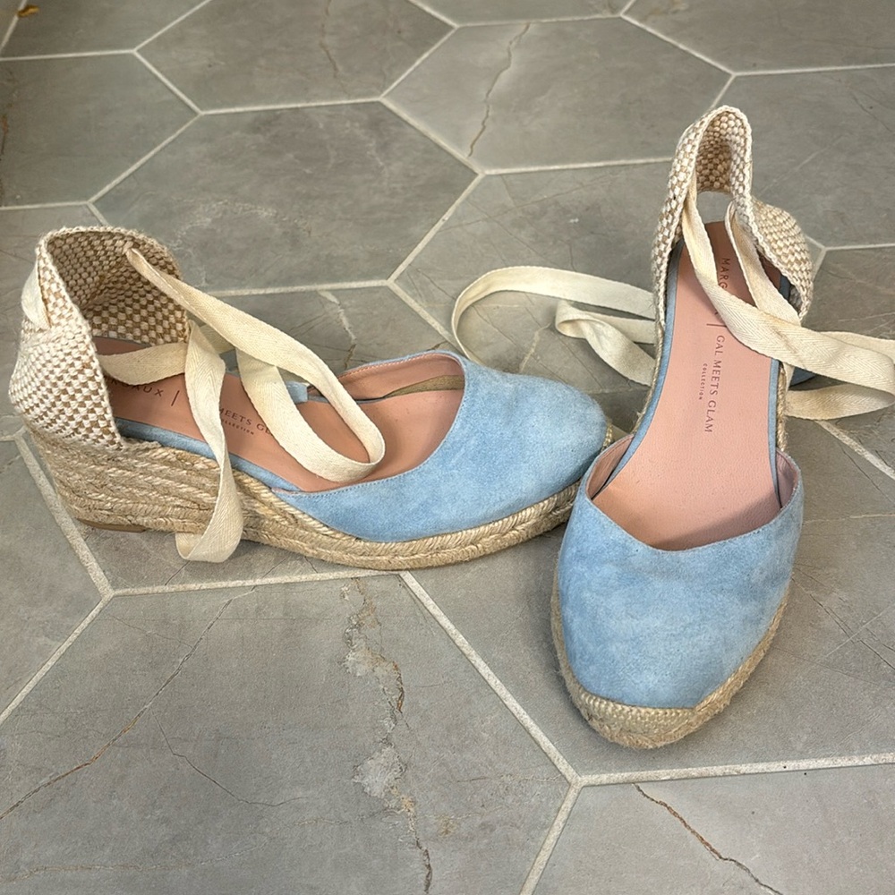 Margaux x Gal Meets Glam lace up heeled sandal